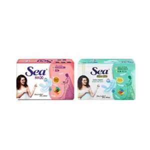 sanitary pad for woman cotton ultrathin+maxi pack of 2