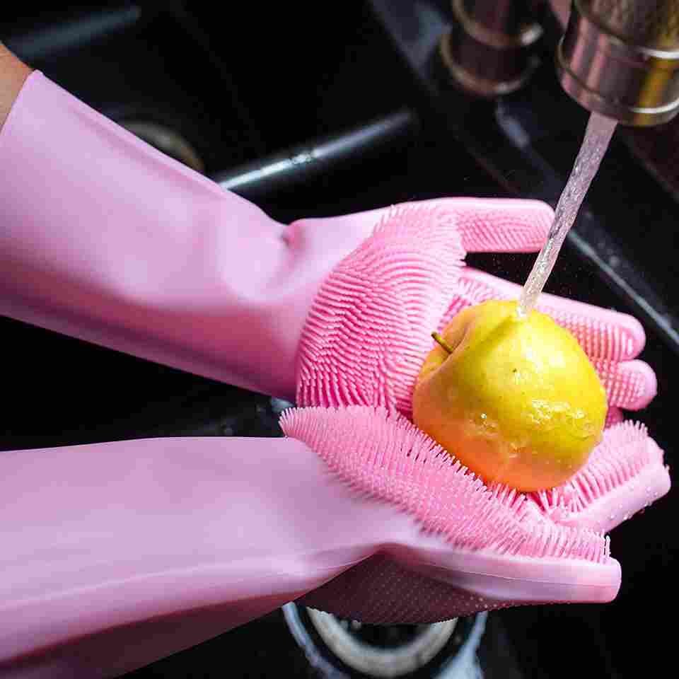 Silicone gloves resuabel cooking, washing, cleaning, car, bathroom kitchen use