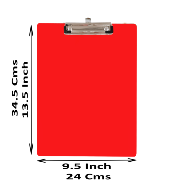 Examination pad exam board wooden red dimensions