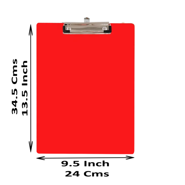 Examination pad exam board wooden red dimensions