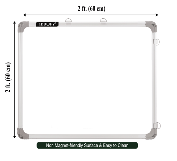 whiteboard dimensions 2x2 ft.