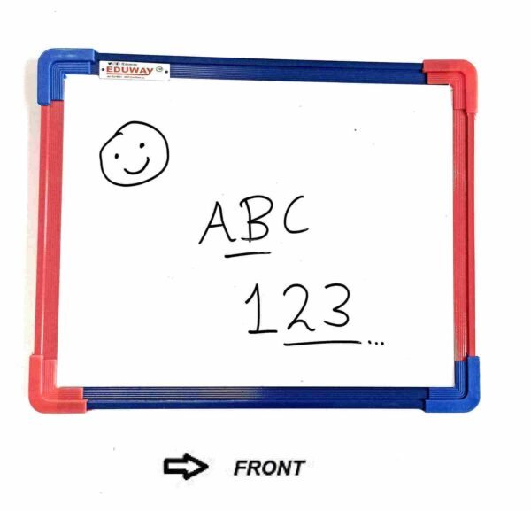 whiteboard slate 15x12 inch colorful for kids learnning office use front view