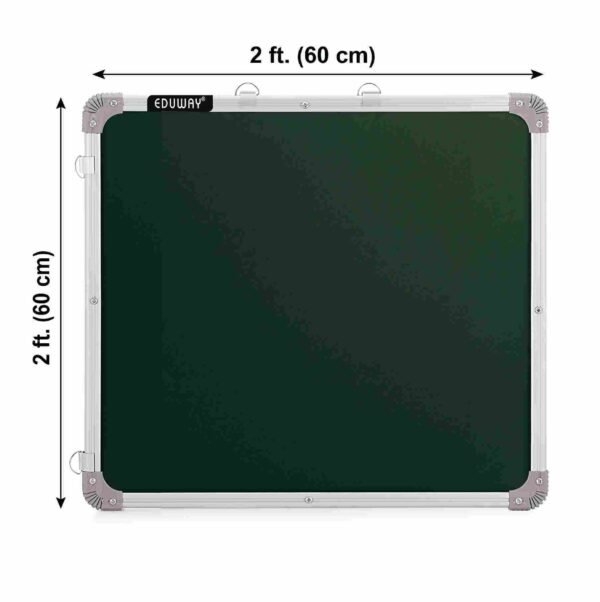 chalkboard 2x3 ft. green surface non magnetic back side white surface