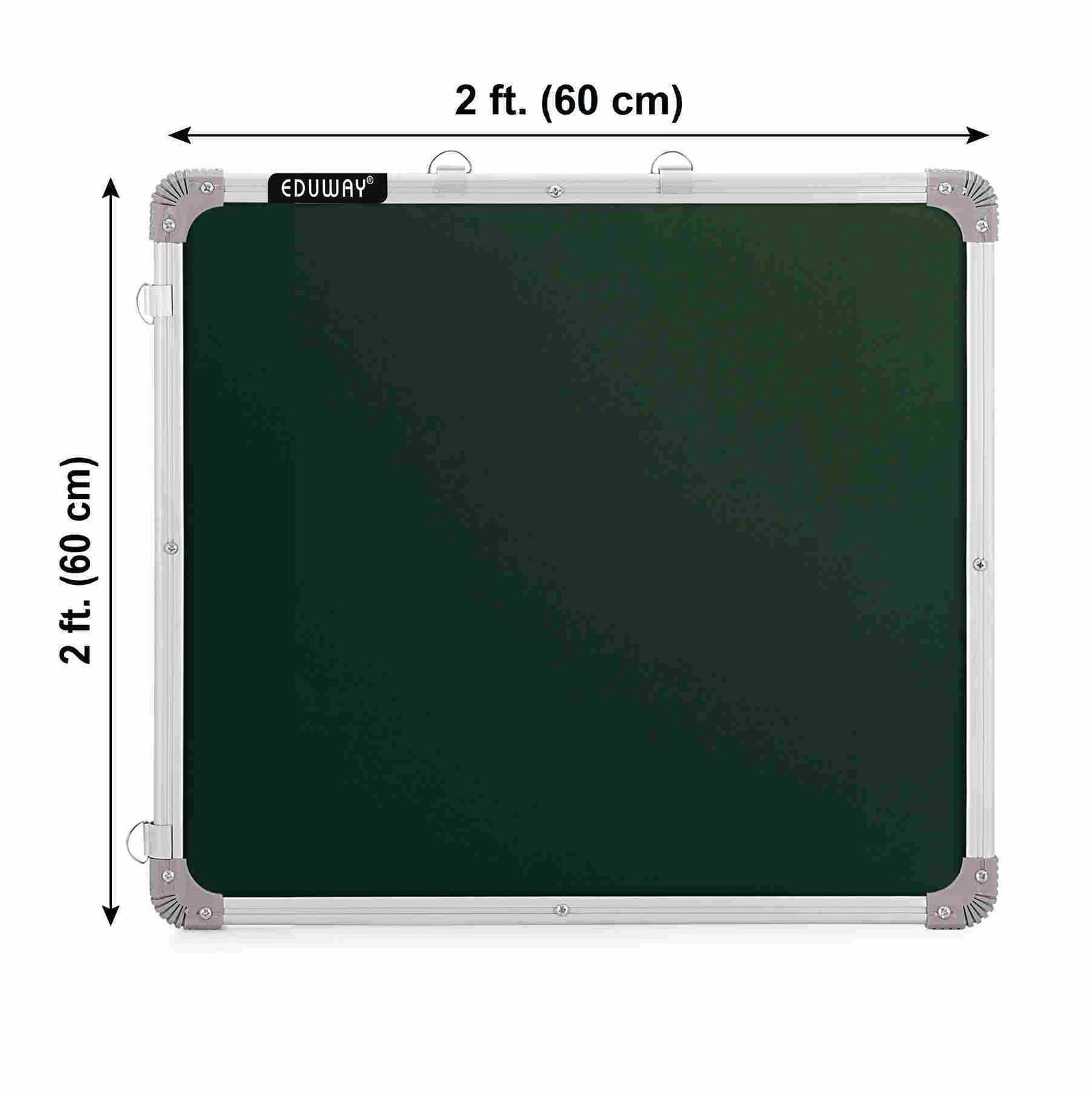chalkboard 2x3 ft. green surface non magnetic back side white surface