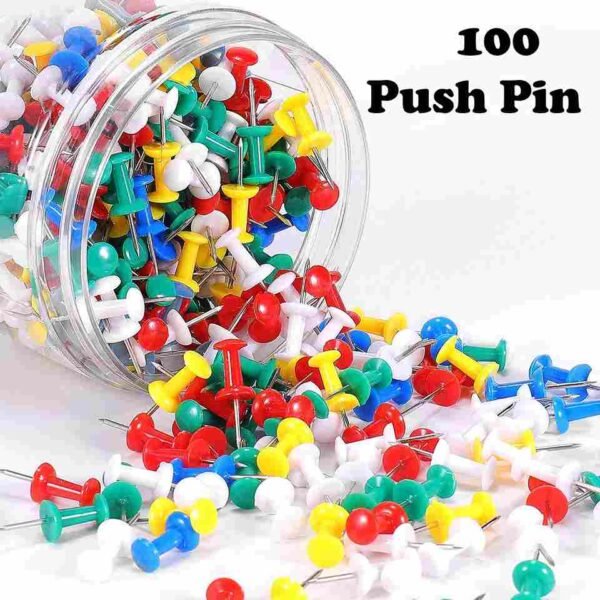 push pins thumb notice decorative multicolor pack of 100