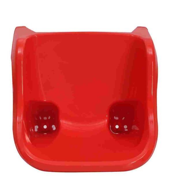 kids chair red color study, play upper view