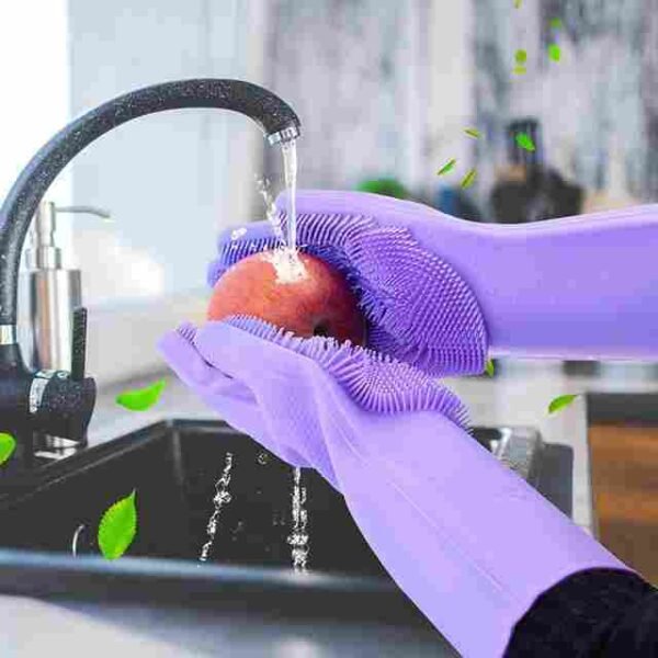 Silicone gloves resuabel cooking, washing, cleaning, car, bathroom use