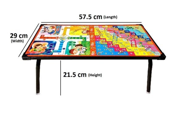ludo table foldable multicolor snakes and ladders printed game for kids dimensions