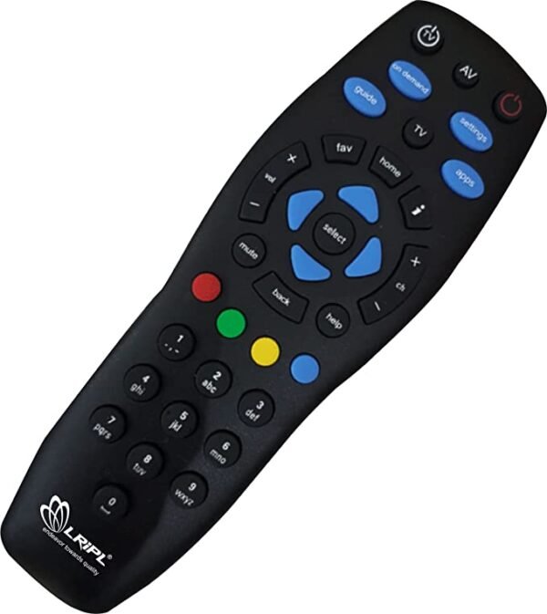 Tata sky remote universal genuine controller for T.V front view