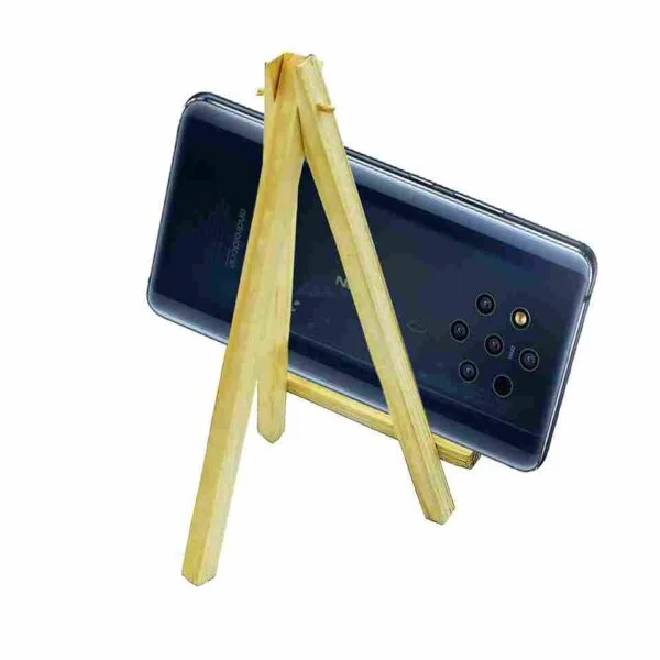 easel stand with canvas wooden painting tripod stretched drawing