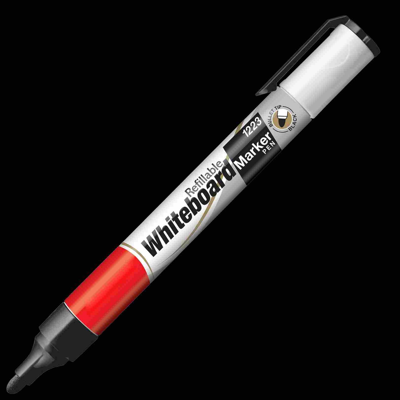 black marker for writing on whiteboard home and office use pof1