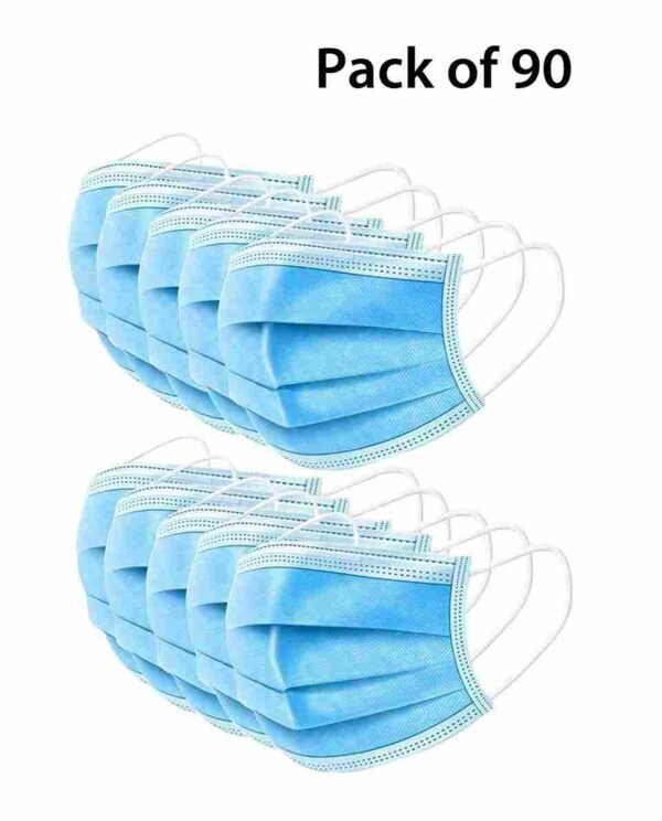 3 ply mask blue for men & woman pack of 90