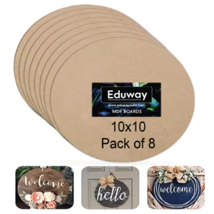 Eduway Medium Grain 18x24 inch Cotton Canvas Board- Pack of 1