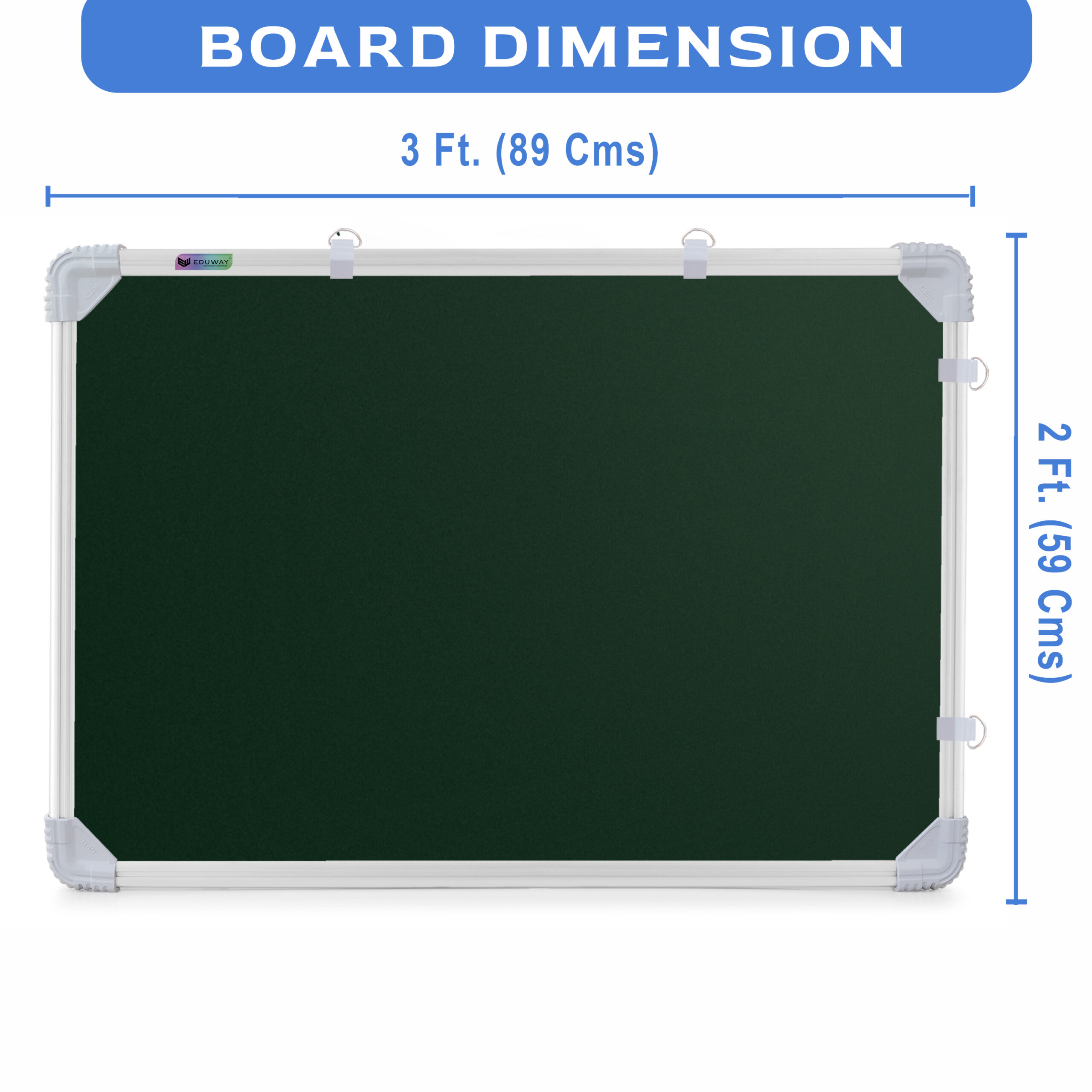 Eduway Non magnetic Chalk Board
