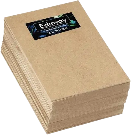 20 Pack 12x12 MDF Boards, 1/4 Thick Chipboard Sheets for DIY Arts and  Crafts, Painting, Engraving 